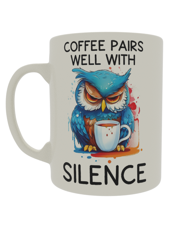 Coffee pairs well with Silence