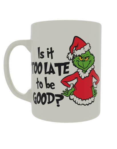 Is it too late to be good