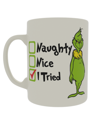 Naughty, Nice, I tried