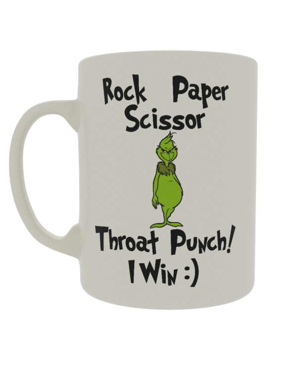Rock, Paper, Scissor, Throat punch I win