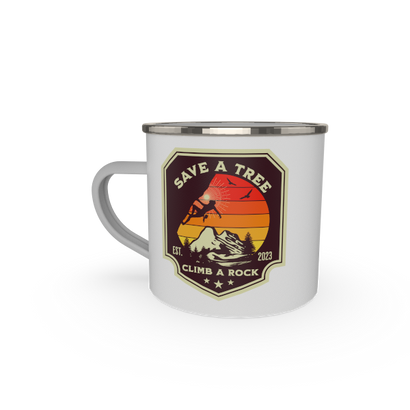 Save a tree climb a rock