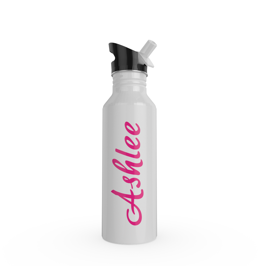 Vertical Name (Pink)