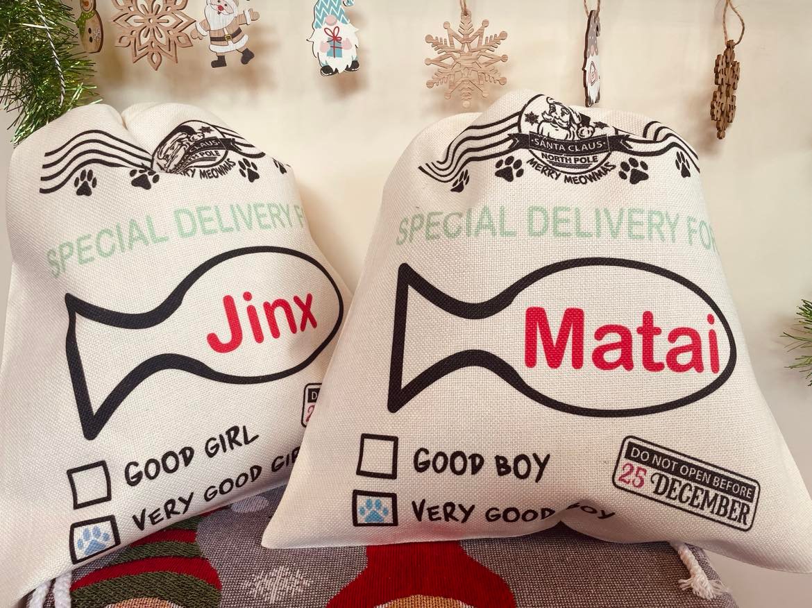 Cat Santa Sack