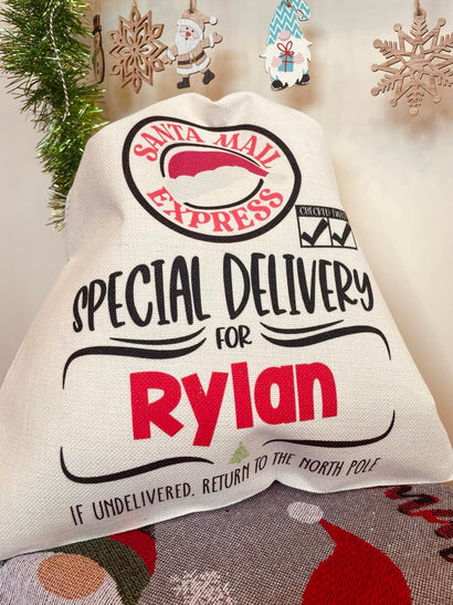 Santa Mail Express - Special Delivery for: .... If undelivered, return to the north pole