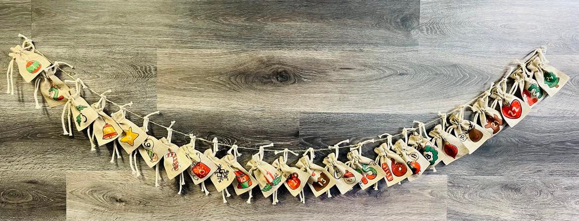 Burlap Advent Calendar