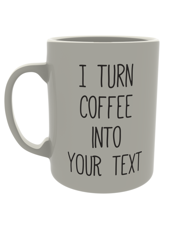 I turn coffee into