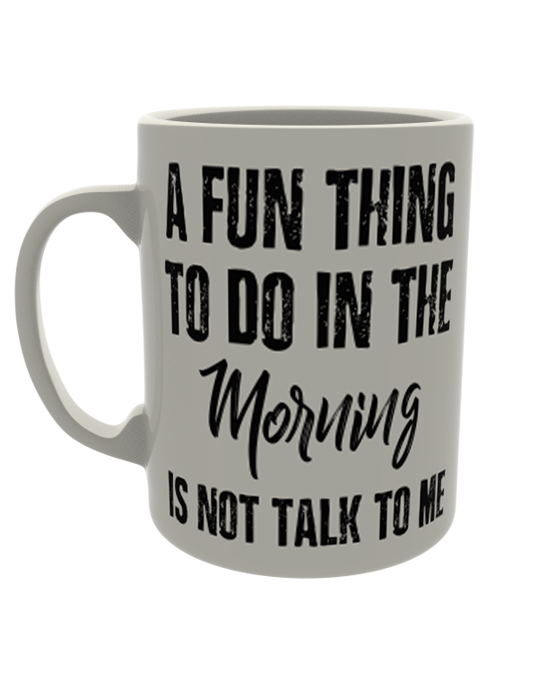 A fun thing to do in the morning