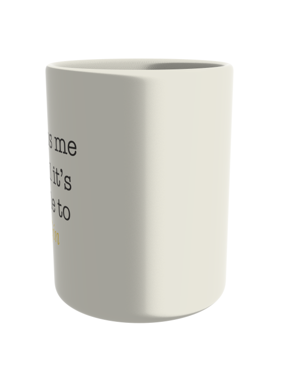 Coffee keeps me busy until it's acceptable to drink Gin