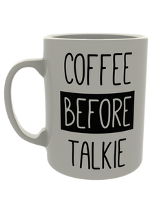 Coffee before talkie