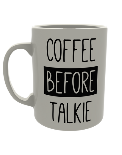 Coffee before talkie