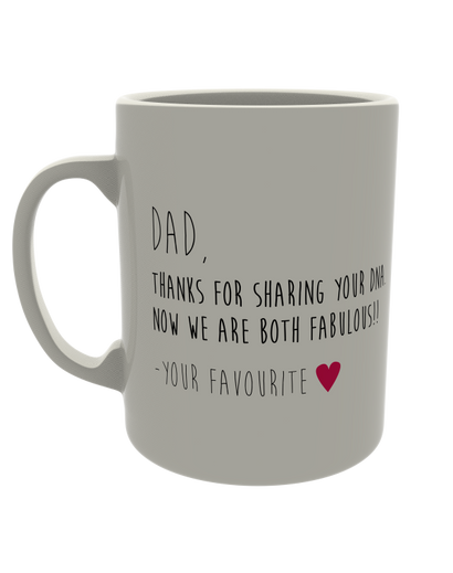 Dad, Thanks for sharing your DNA