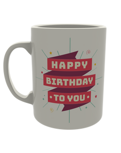 Happy Birthday To You (Ribbon Background)