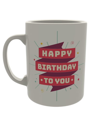 Happy Birthday To You (Ribbon Background)