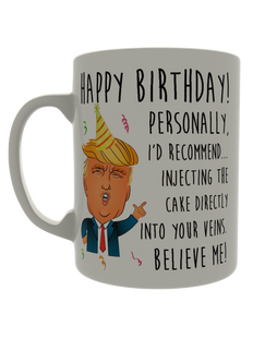 Happy Birthday! Personally i'd recommend.. injecting the cake directly into your veins. Believe me!