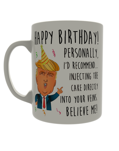 Happy Birthday! Personally i'd recommend.. injecting the cake directly into your veins. Believe me!