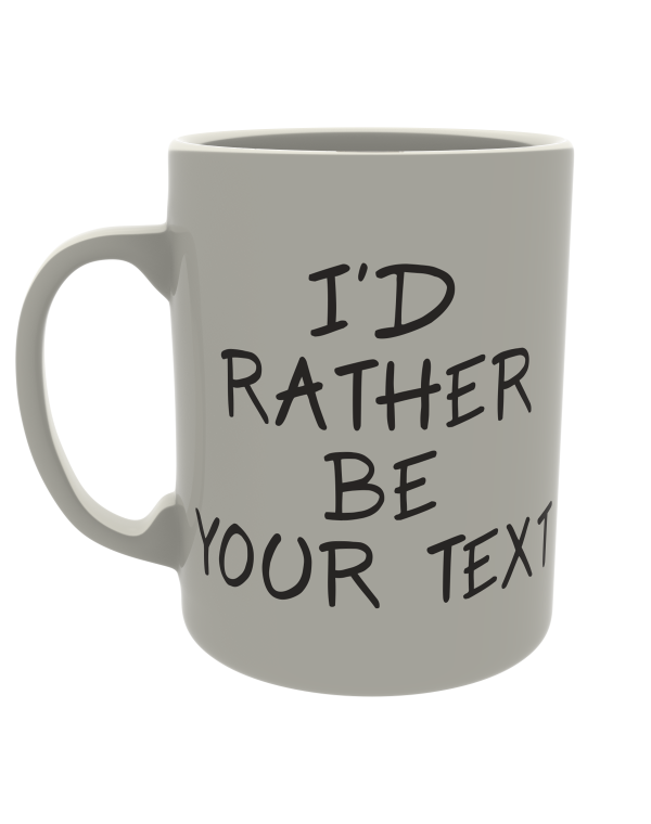 I'd rather be