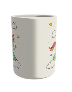 Unicorn jumping rainbow