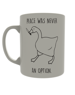 Peace was never an option