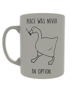 Peace was never an option