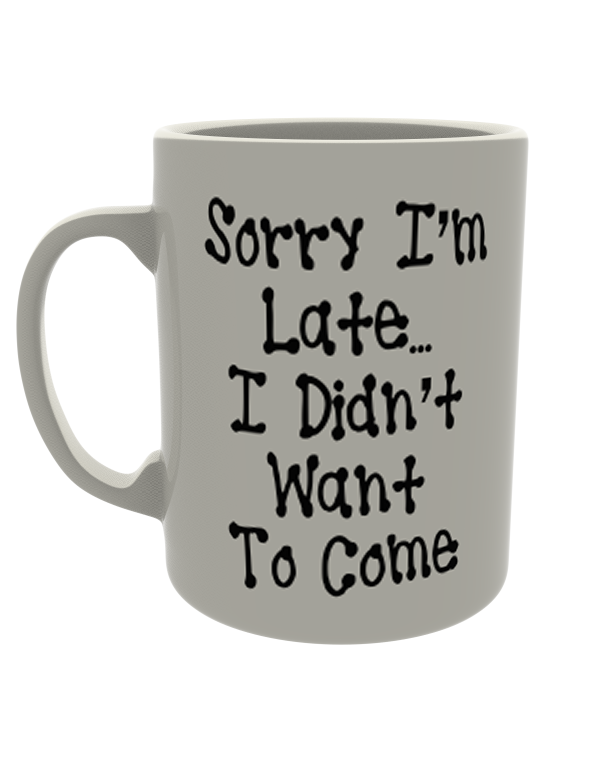 Sorry i'm late, I didn't want to come